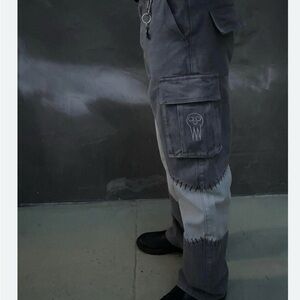 Gray Durable Cotton Stein cargos from soul eater by kenshin